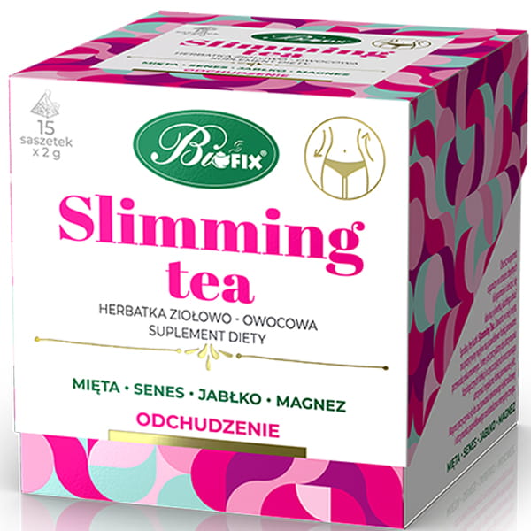 BiFix SLIMMING TEA  Herbatka ziołow-owocowa Suplement diety 15 torebek