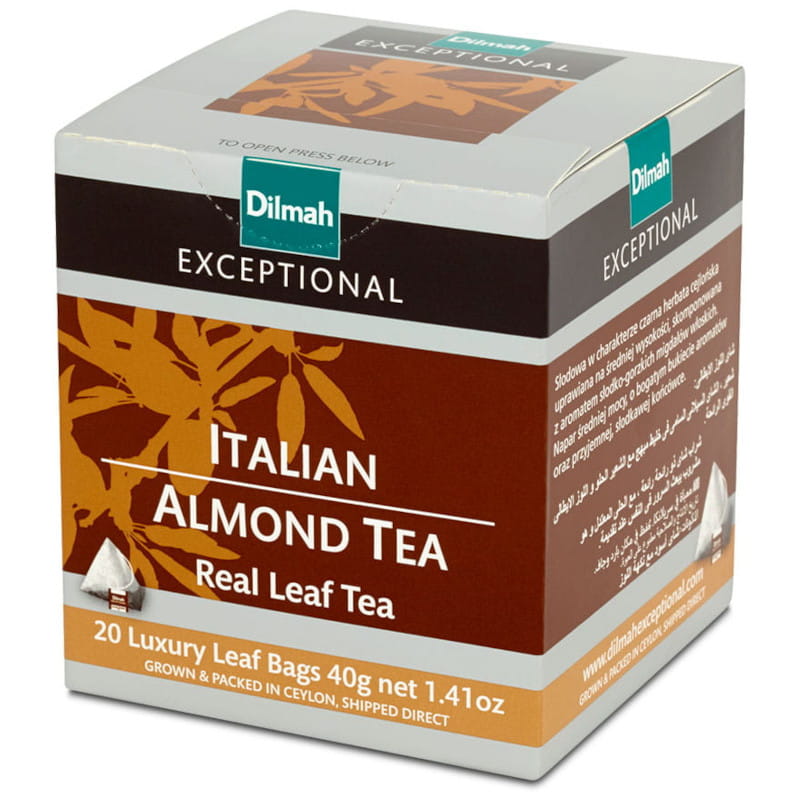 Dilmah Exceptional Italian Almond 20x2g herbata czarna migdałowa