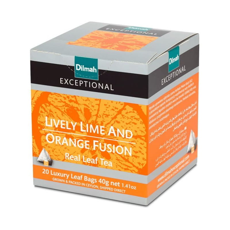Dilmah Exceptional Lime Orange Fussion 20x2g