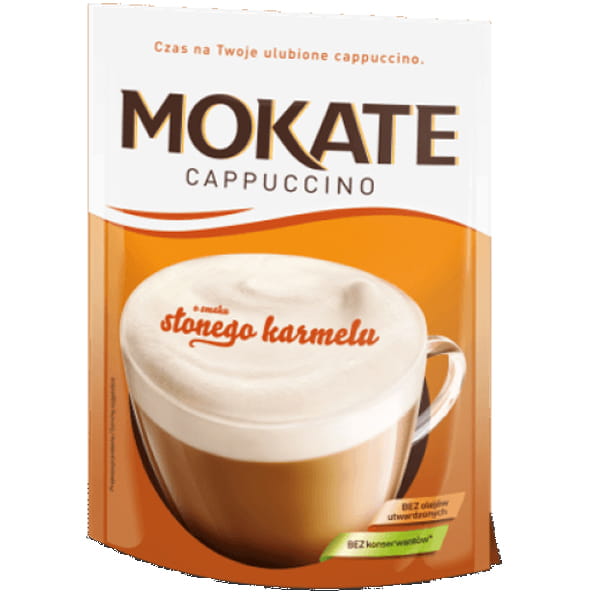 Mokate kawa Cappuccino Słony Karmel 110g tor.
