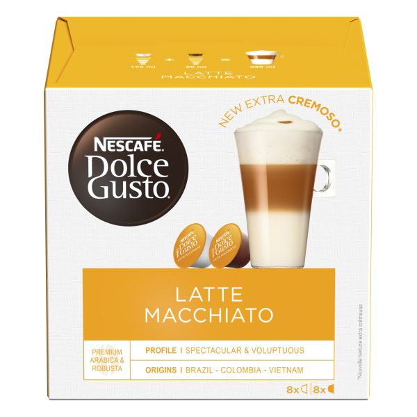 NESCAFE kawa DOLCE GUSTO Latte Macchiato 16 kapsułek