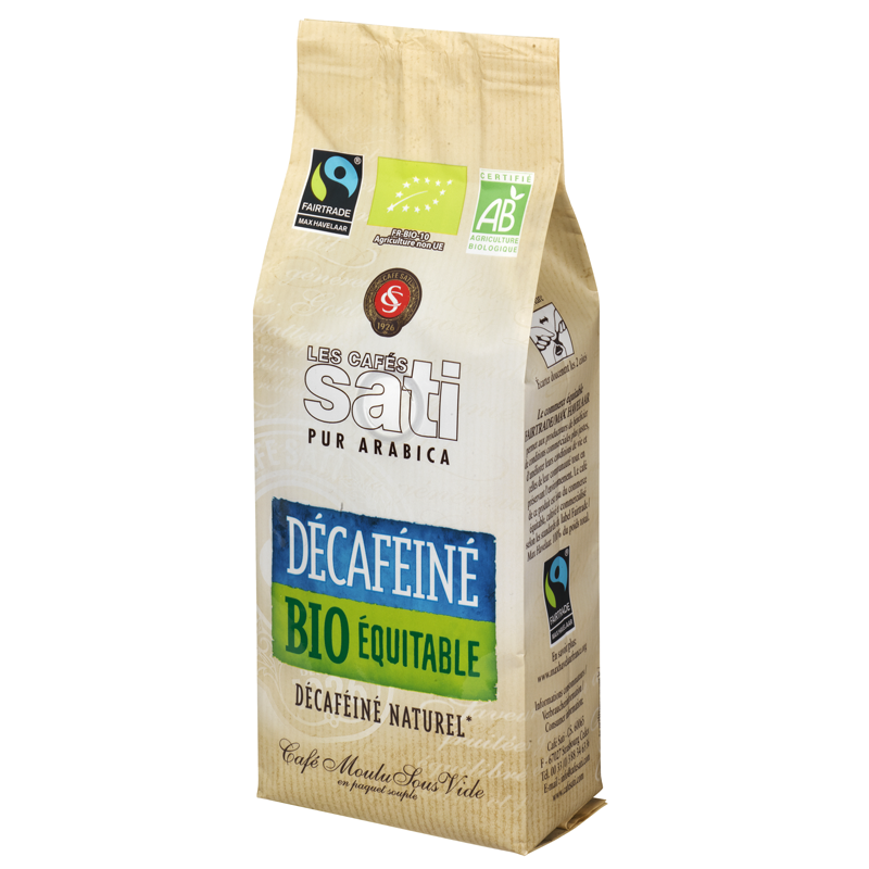 Sati Decafeine BIO 250g kawa mielona
