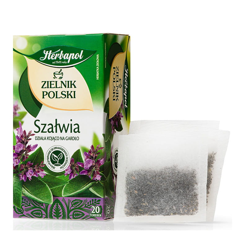 Herbapol Zielnik Polski Szałwia Ex20 herbata ekspresowa ziołowa
