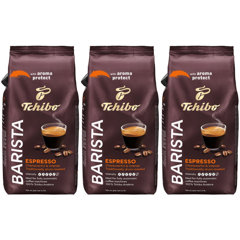 Tchibo Barista Espresso 3x1kg ZESTAW kawa ziarnista
