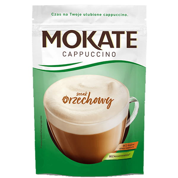 Mokate Kawa Cappuccino Orzechowe 110g torebka
