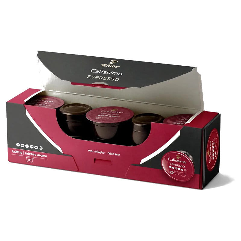 Tchibo Kawa Cafissimo Espresso Kraftig Intense Aroma 10 kapsuł