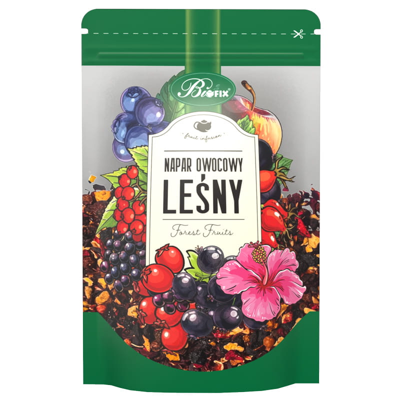 Bi Fix Napar Owocowy Leśny 100g herbata z suszu owocowego