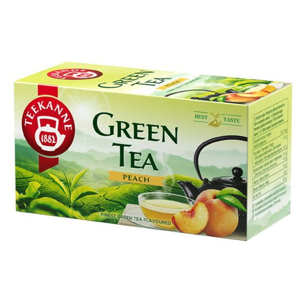 Teekanne Green Tea Peach 20 torebek herbata zielona