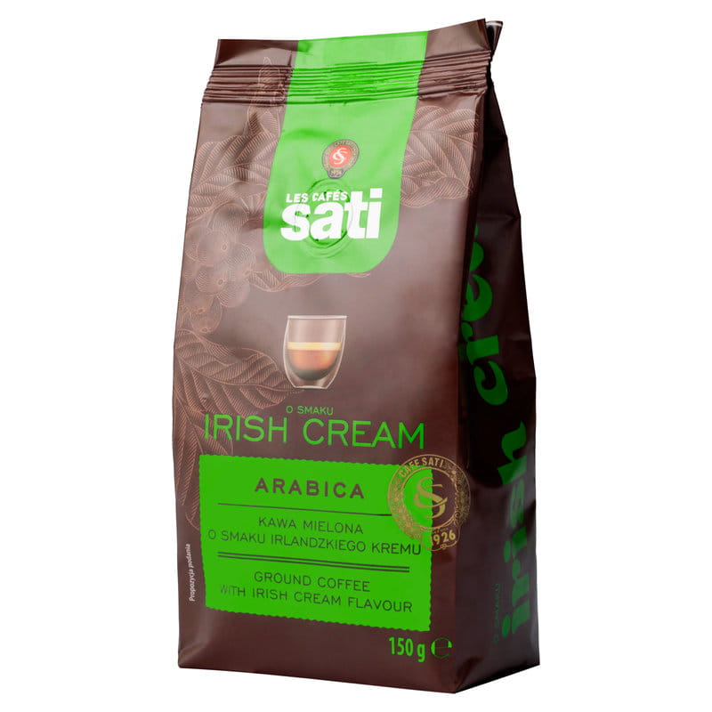Sati Irish Cream 150g kawa mielona Torba