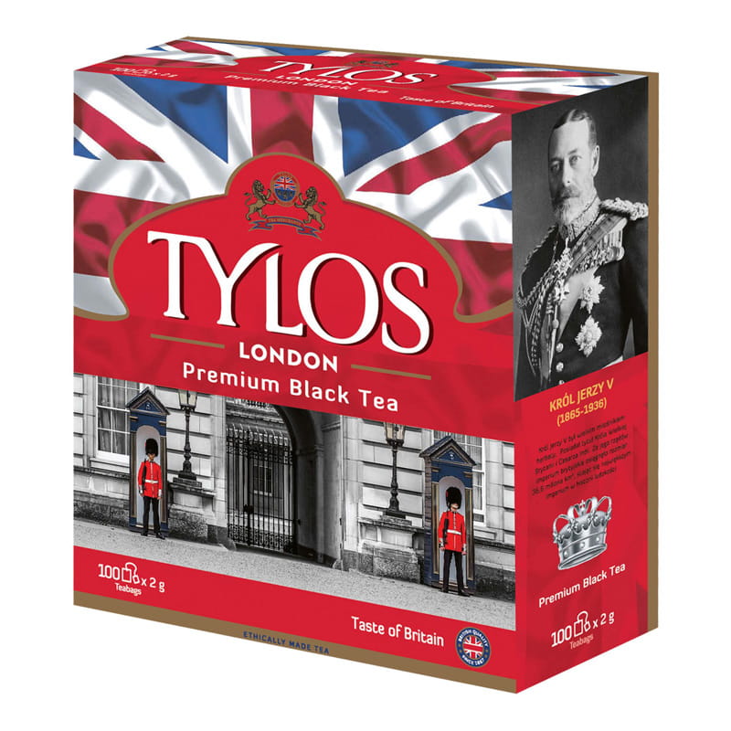 Tylos Herbata 100 torebek herbata czarna ekspresowa EX100