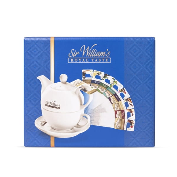Sir William's Royal DUO Zestaw Dzbanek + 8 herbat