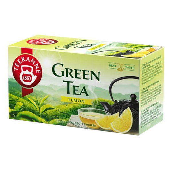 Teekanne Green Tea Lemon 20 kopert zielona ekspresowa z cytryną