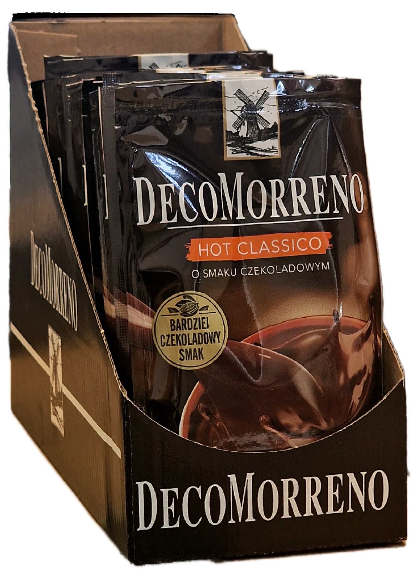 Decomorreno Czekolada Hot Classico 20 saszetek po 25g Display