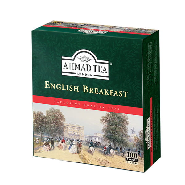 Ahmad English Breakfast EX100 torebek herbata czarna z zawieszką