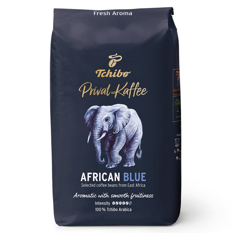 Tchibo Privat Kaffee African Blue 500g kawa ziarnista