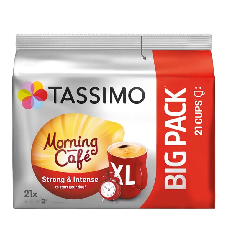 Jacobs kawa Tassimo Morning Cafe Strong & Intense 21 BIG PACK
