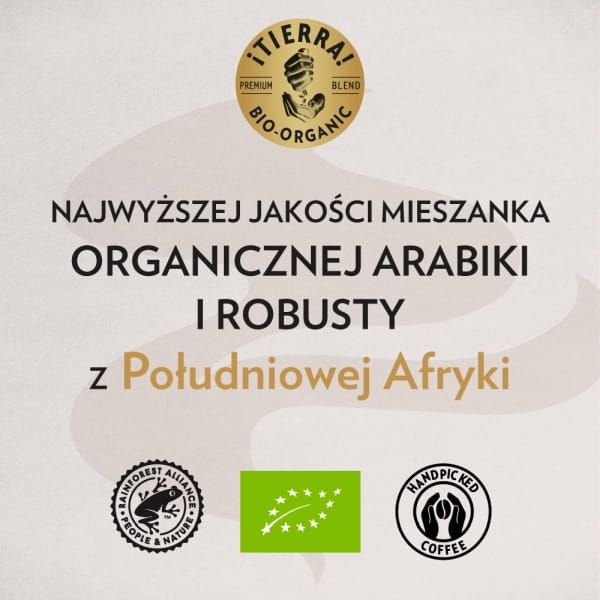 Lavazza Tierra For AFRICA BIO ORGANIC 180g kawa mielona