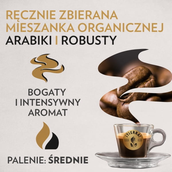 Lavazza Tierra For AFRICA BIO ORGANIC 180g kawa mielona