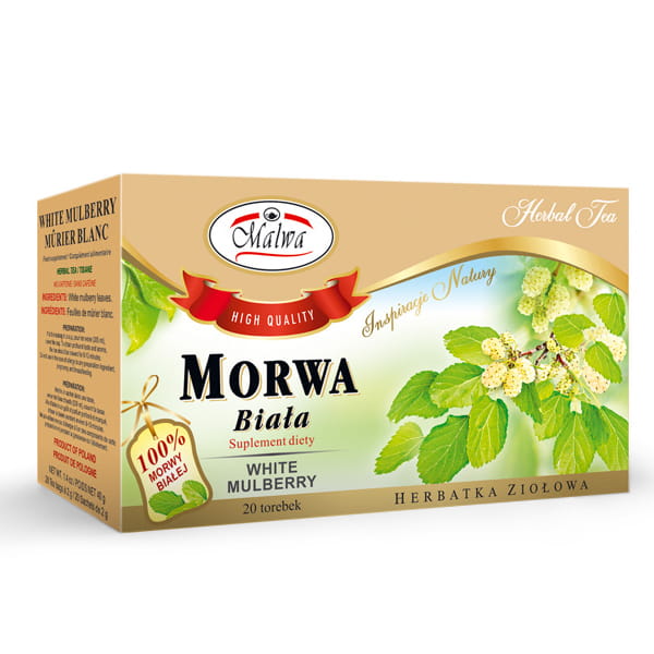 Malwa Morwa Biała herbatka ziołowa ex20