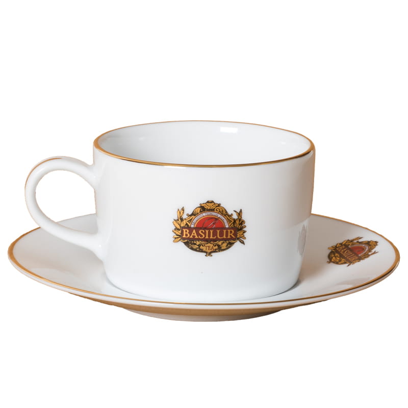 Filiżanka ze spodkiem 265ml Basilur porcelanowa