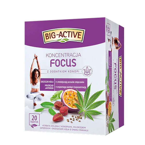 Big-Active Focus Koncentracja Konopia Miłorząb 20