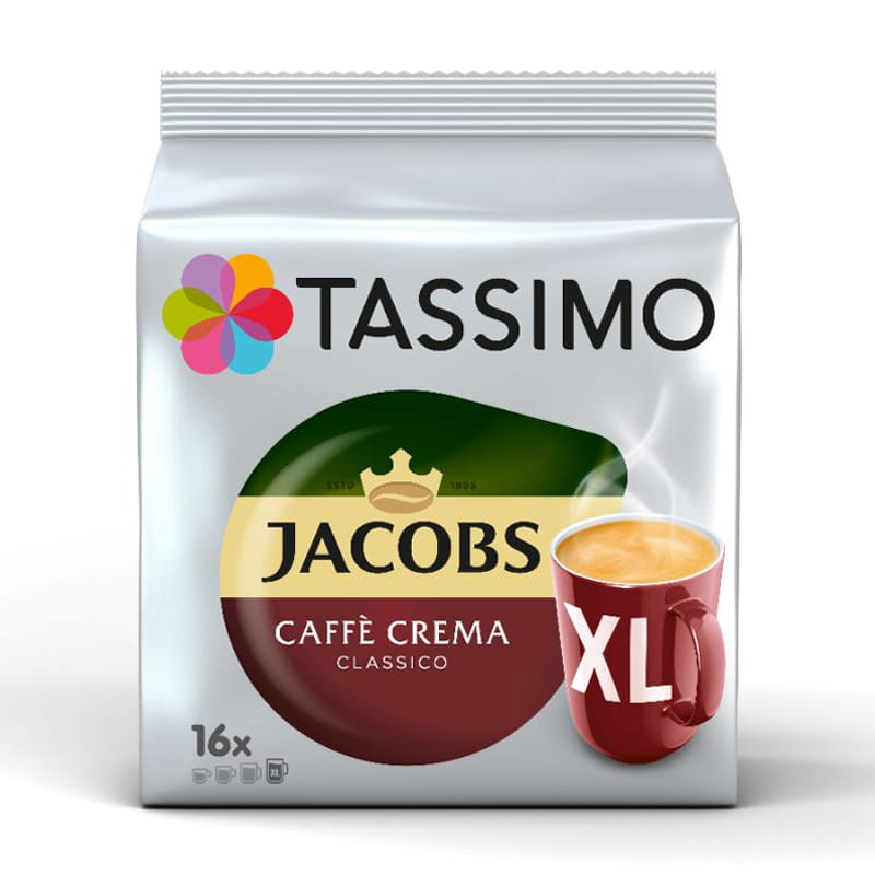 Jacobs kawa Tassimo Cafe Crema Classico XL 16 132,8g