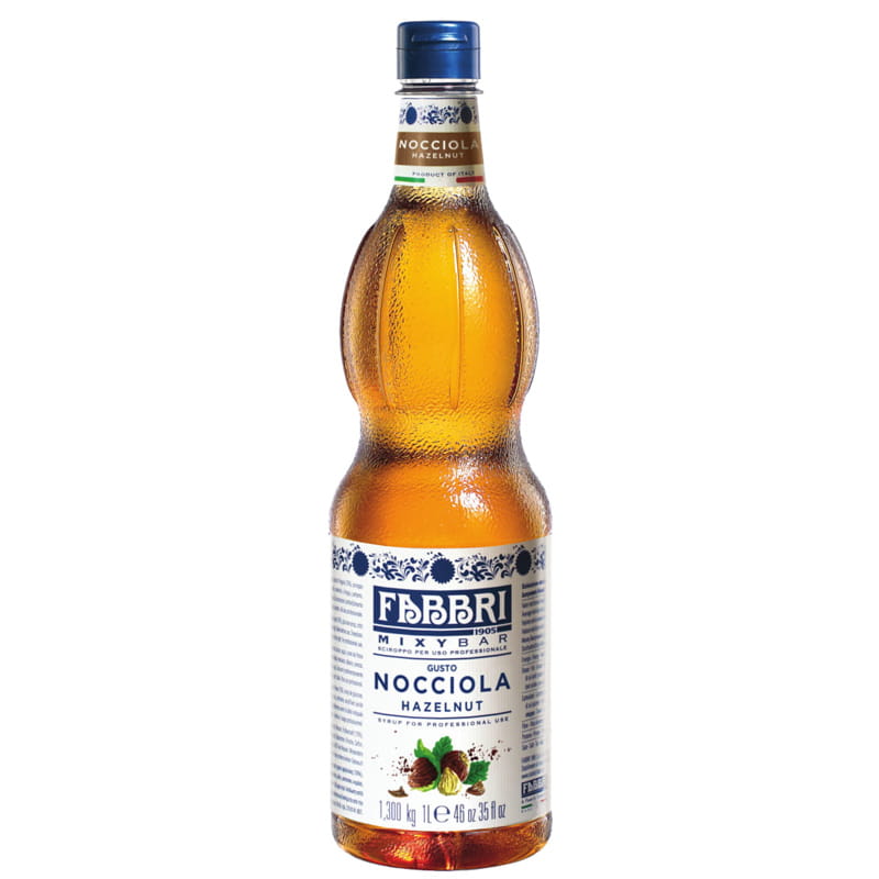 Fabbri Hazelnut-Orzech Laskowy Mixybar Syrop Butelka Crystal Pet 1000ml