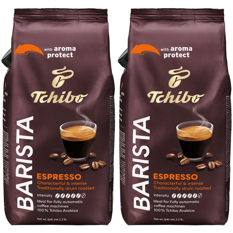 Tchibo Barista Espresso 2x1kg ZESTAW kawa ziarnista