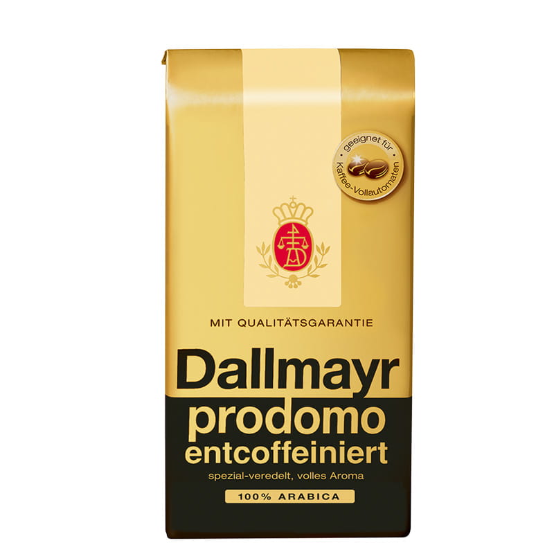 Dallmayr Entcoffeiniert 500g bezkofeinowa kawa ziarnista