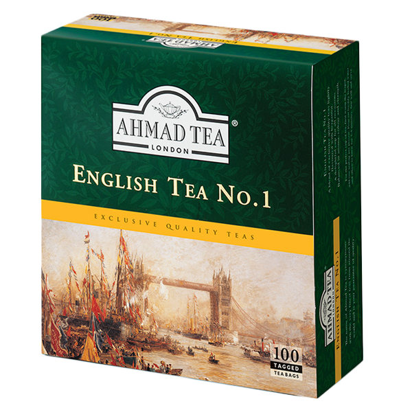 Ahmad English tea no1 ex100 herbata z zawieszką
