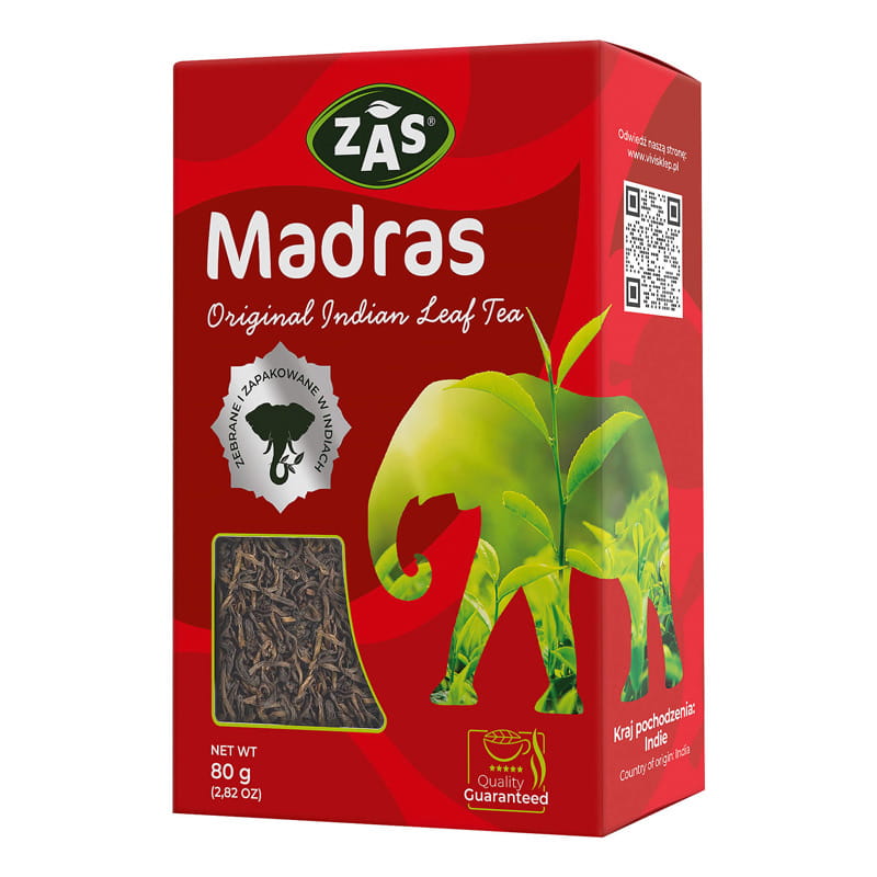 Zas Madras herbata liściasta czarna 80g