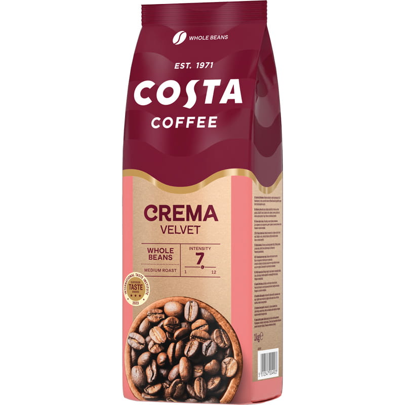 Costa Coffee Caffe Crema VELVET kawa ziarnista 1kg