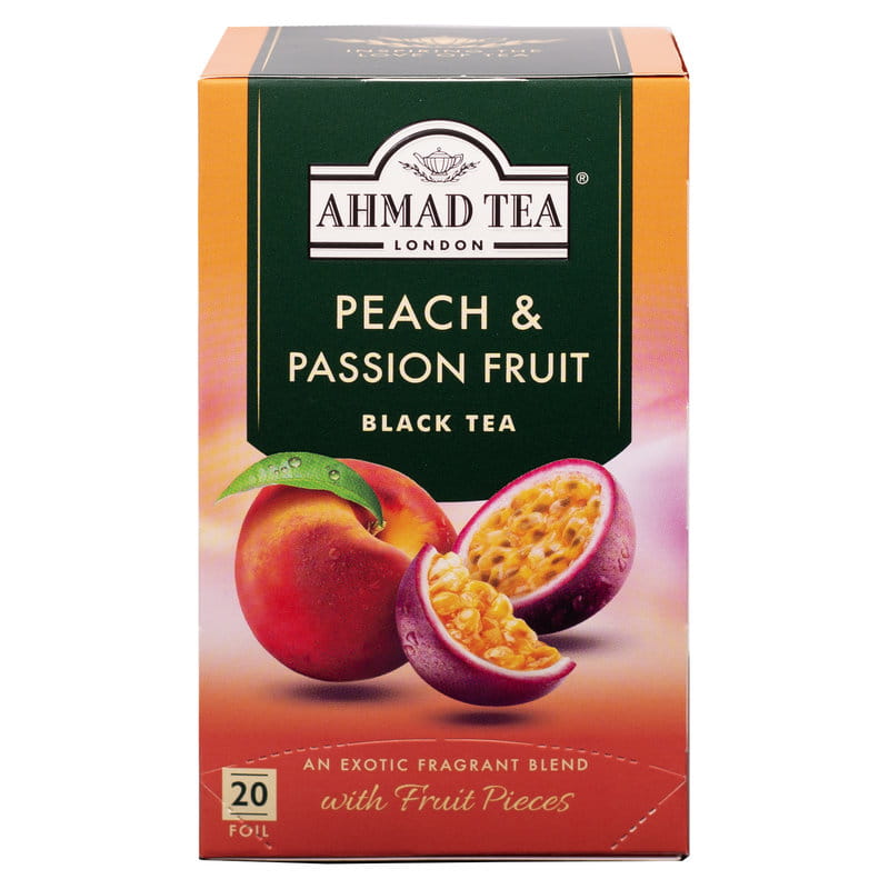 Ahmad Peach & Passionfruit Tea 20 torebek po 2g EX20 kopertowana