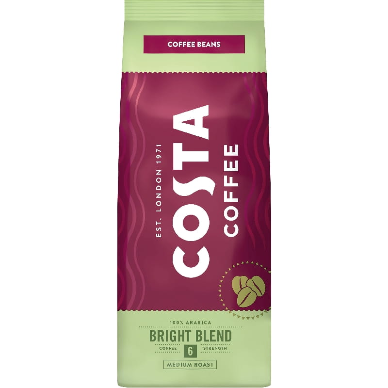 Costa Coffee Bright Blend Medium kawa ziarnista 500g
