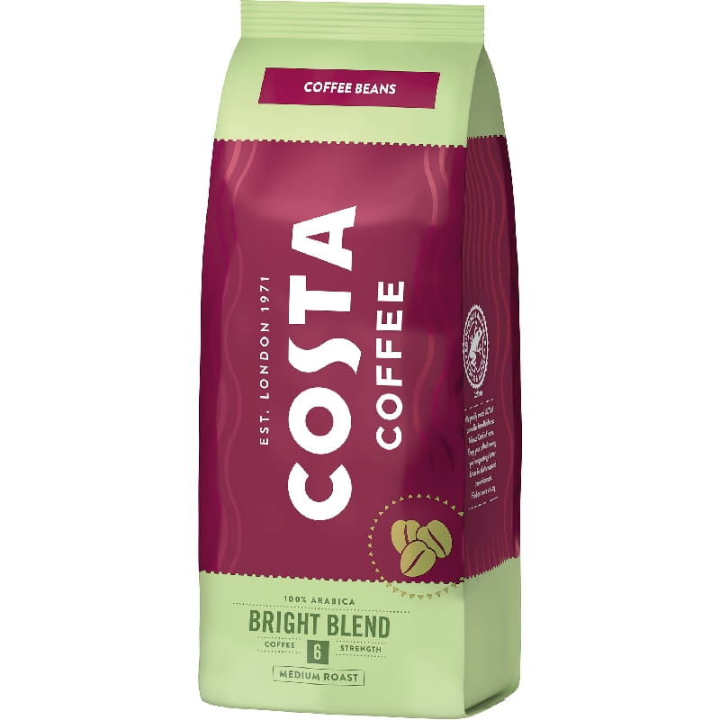 Costa Coffee Bright Blend Medium kawa ziarnista 500g