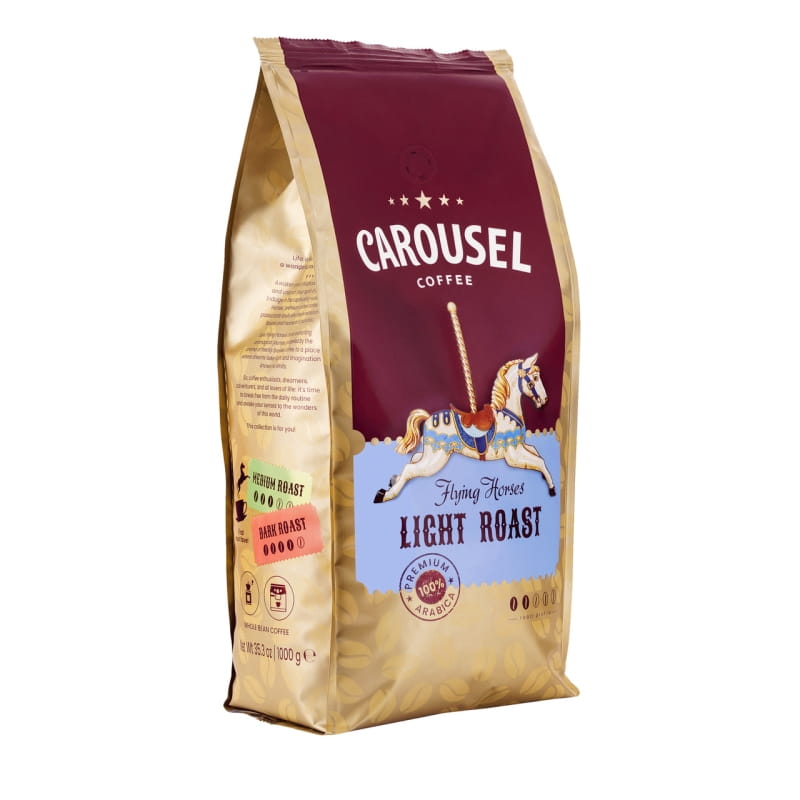 Carousel Coffee Flying Horses Light Roast kawa ziarnista 1kg