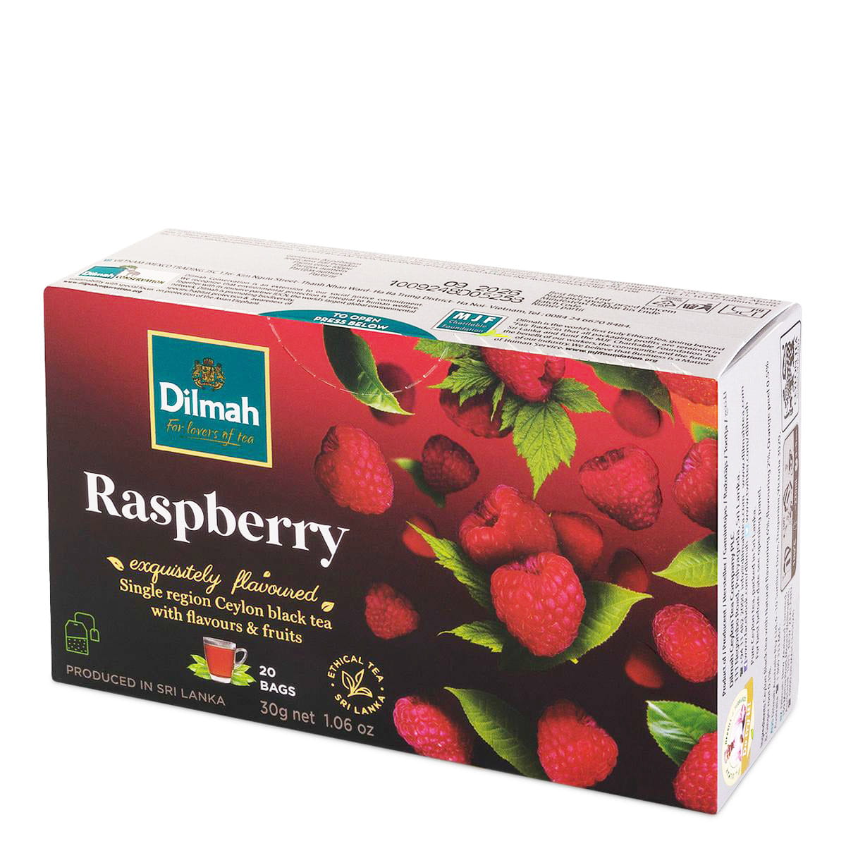 Dilmah Raspberry Ex20 z zawieszką