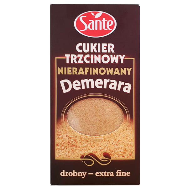 Sante Cukier Trzcinowy DROBNY Demerara 500g