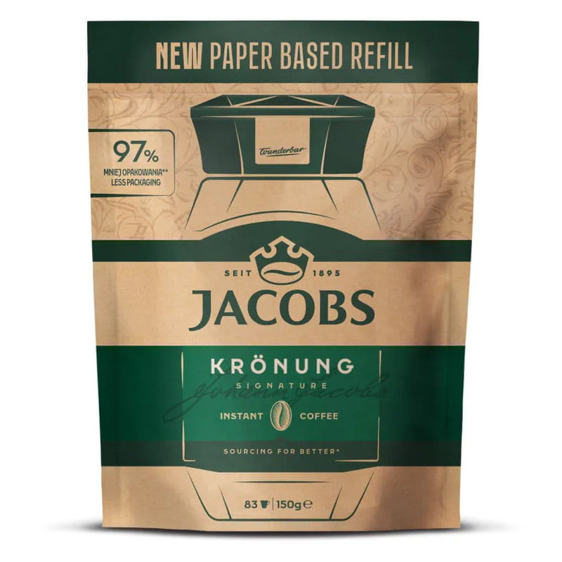 Jacobs Kronung 150g kawa rozpuszczalna (torebka)