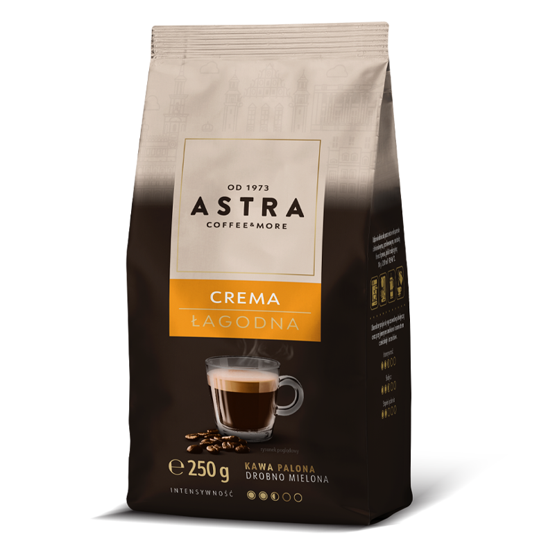 Astra Łagodna Crema 250g kawa mielona