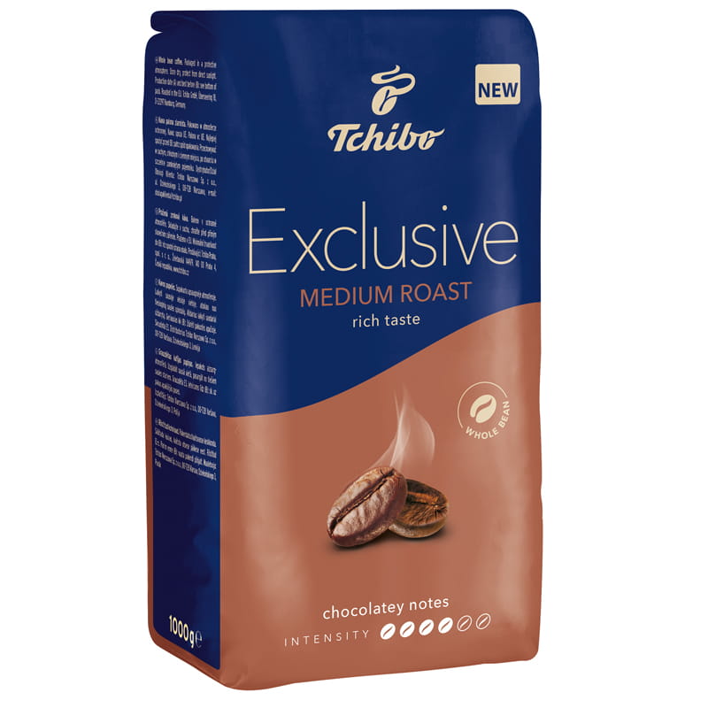 Tchibo Exclusive Medium Roast 1kg kawa ziarnista