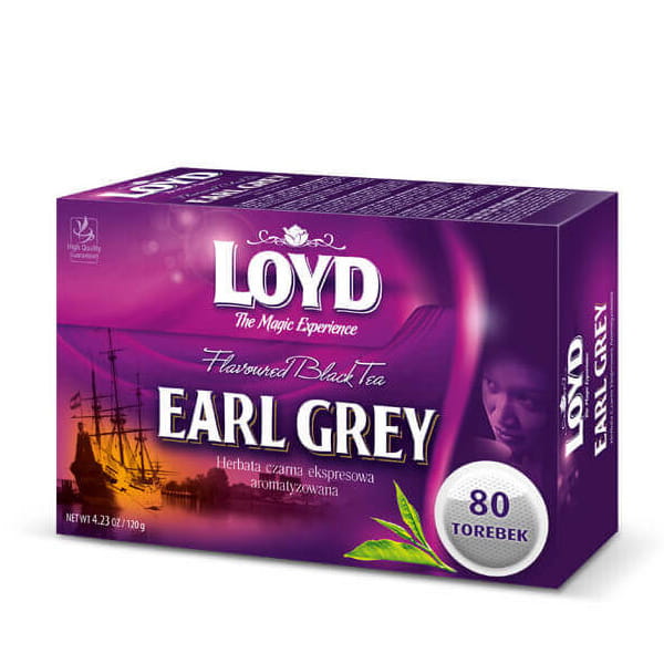 Loyd Tea Earl Grey Ex80 herbata ekspresowa czarna