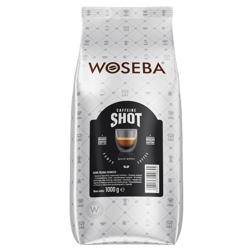 Woseba Caffeine Shot 1kg kawa ziarnista