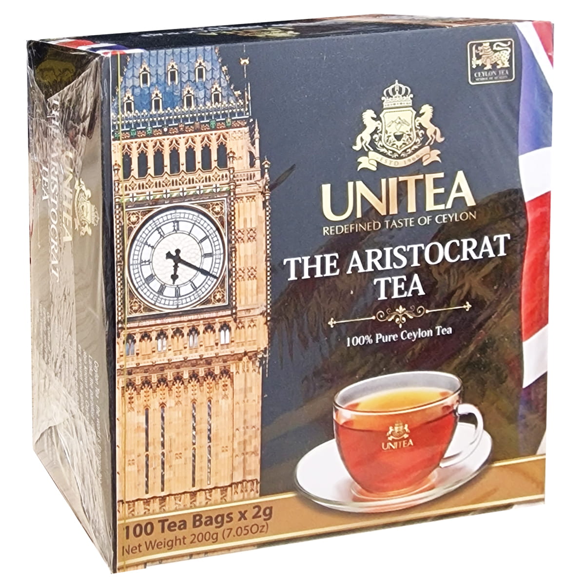Unitea Aristocrat Tea Pure Ceylon 100x2g herbata ekspresowa