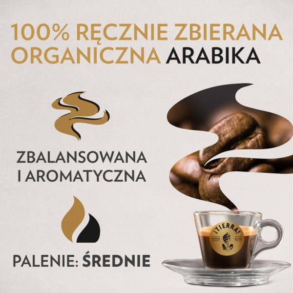 Lavazza Tierra For AMAZONIA BIO-ORGANIC 180g kawa miel