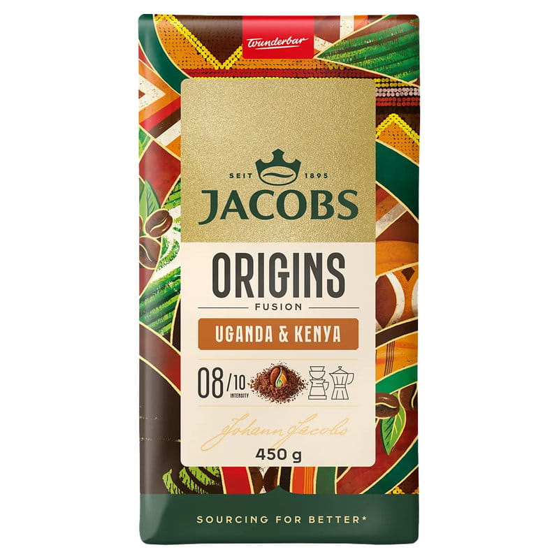 Jacobs Origins Uganda i Kenya 450g kawa mielona