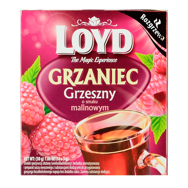 Loyd Tea Grzaniec Malinowy Ex10 herbata ekspresowa