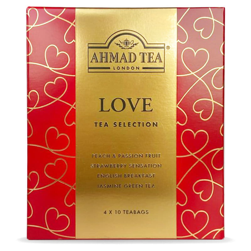 Ahmad Love Selection Tea 4x10tbx2g koperty aluminiowe