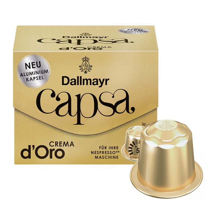 Dallmayr Crema D'Oro Capsa 10 kapsułek kawa Nespresso