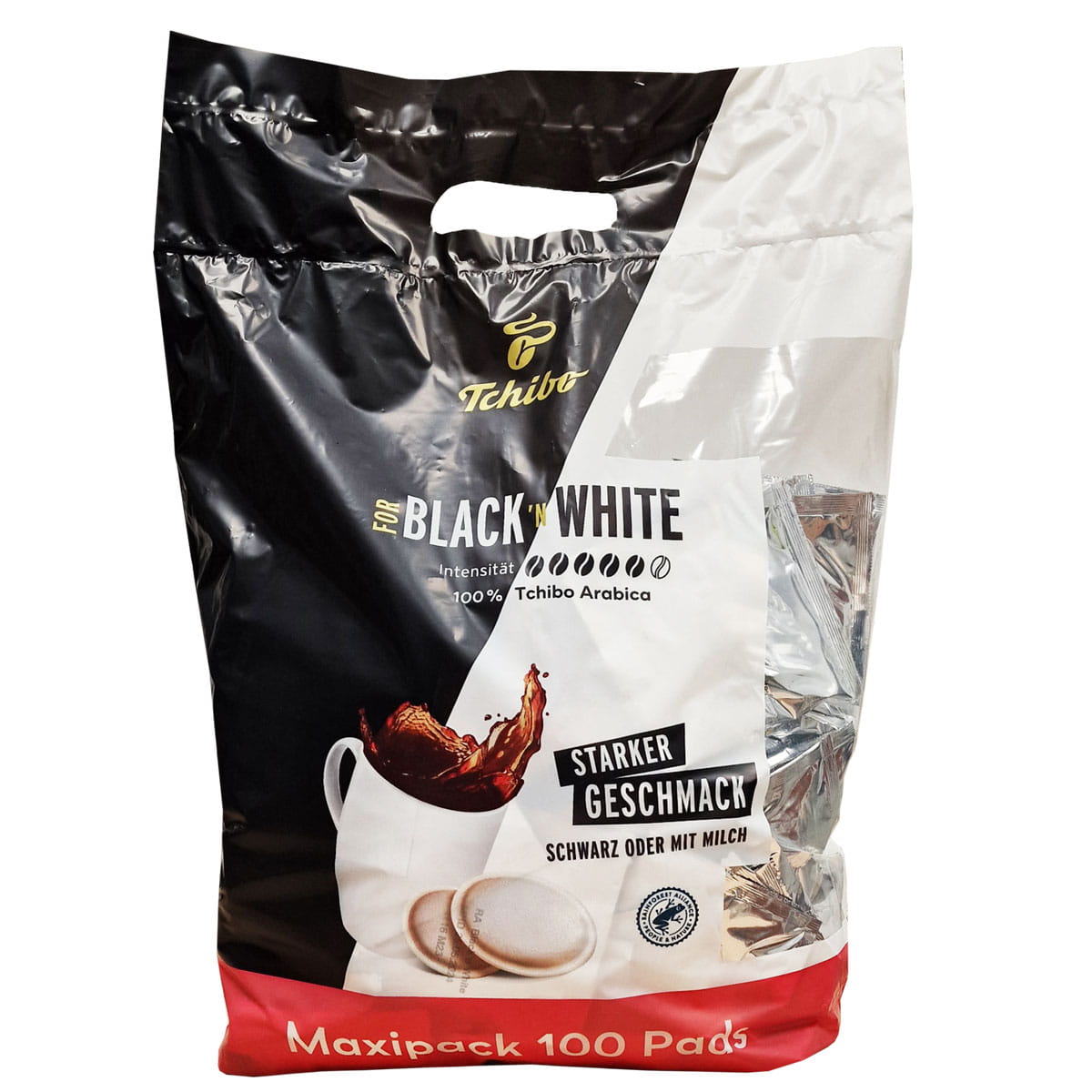 Tchibo kawa Black&White Pads 100szt senseo